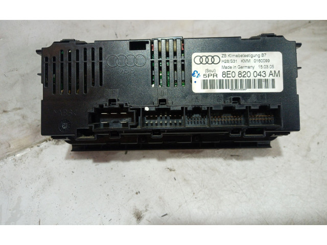 Блок управления климат-контролем 8E0820043AM, 8E0820043AM Audi A4 Allroad