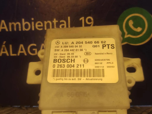 Řídící jednotka a2045406662, MODULOELECTRONICO Mercedes-Benz C W204