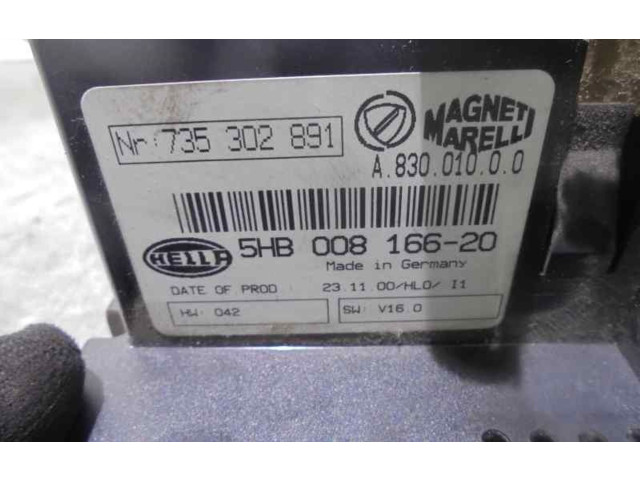 Блок управления климат-контролем 735302891, 5HB00816620G6 Lancia Lybra