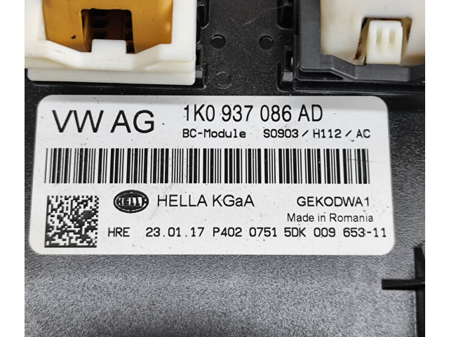 Блок комфорта 1K0937086AD Skoda Yeti (5L)