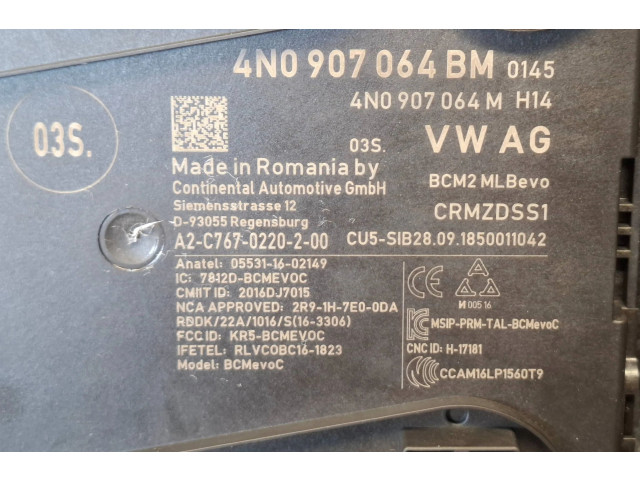 Блок комфорта 4N0907064BM, 4N0907064M Audi A6 S6 C8 4K