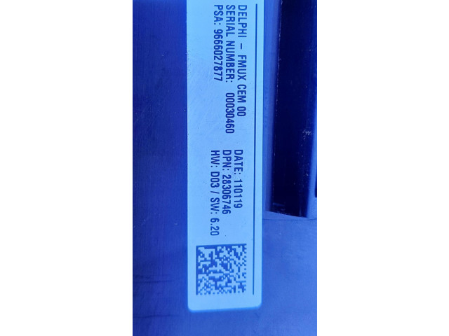 Блок управления климат-контролем 9666027877 Citroen DS4