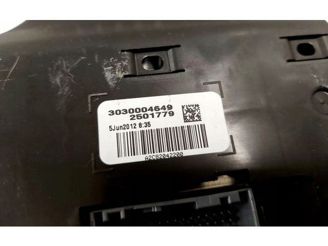 Přístrojová deska Opel Ampera