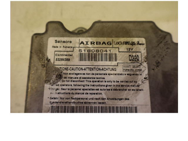 Блок подушек безопасности 51808041   Lancia Delta