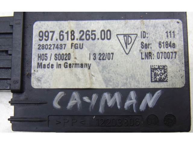 Řídící jednotka 99761826500 Porsche Boxster 987 2007