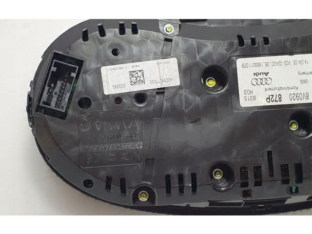 Панель приборов 8V0920872P   Audi A3 S3 8V       