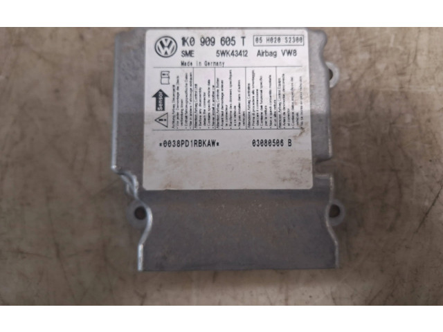 Блок подушек безопасности 1K0909605T Skoda Octavia Mk2 (1Z)