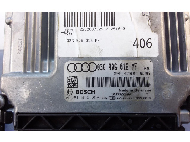 Řídící jednotka 03G906016MF, 03G906016MF Audi A6 Allroad C6 2007