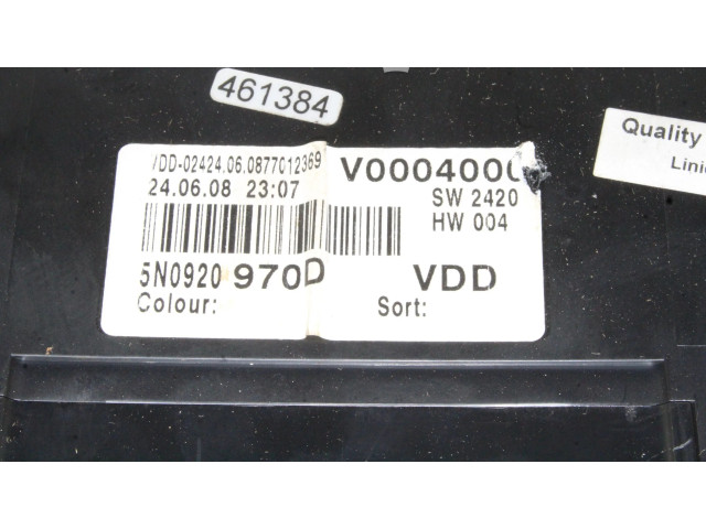 Přístrojová deska  Volkswagen Tiguan 2008 5N0920970D  