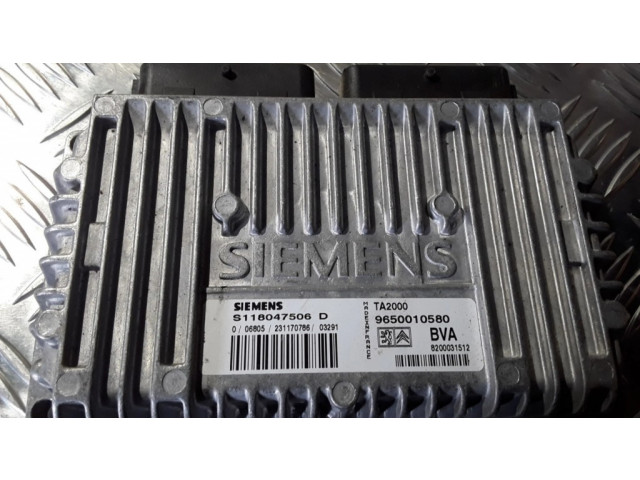 Блок управления коробкой передач S118047506D, 9650010580   Citroen C8