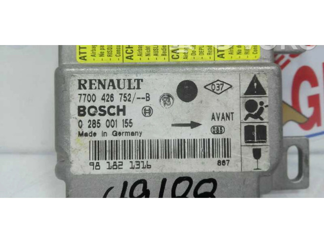 Блок подушек безопасности 7700426752B, 49188 Renault Clio II