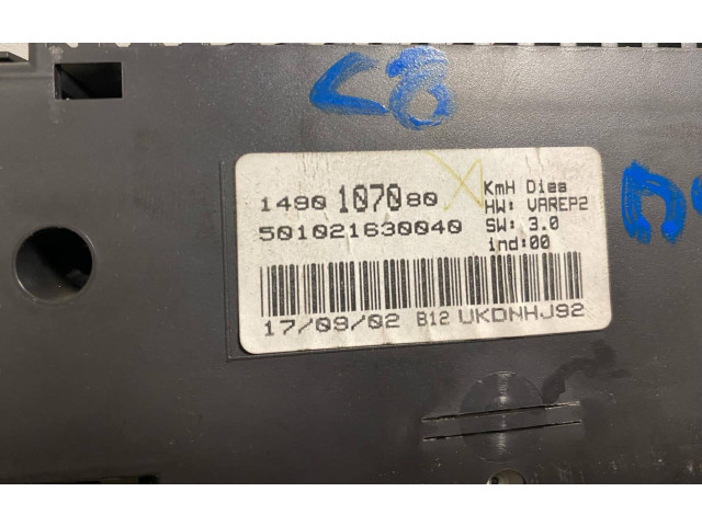 Панель приборов 1490107080, 501021630040   Citroen C8       