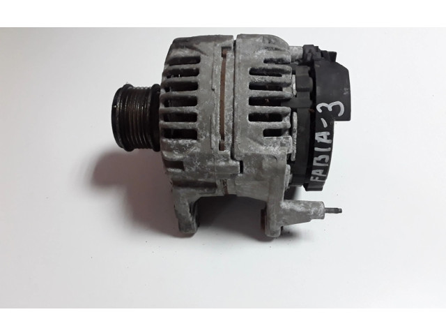 Генератор 038903023L Skoda Fabia Mk2 (5J) для двигателя BLS,BSW