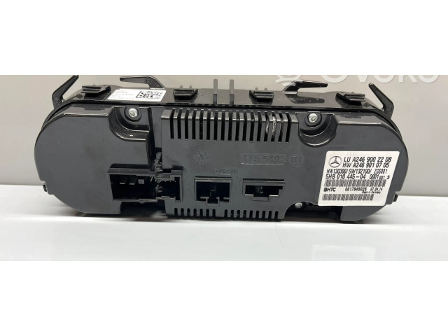 Блок управления климат-контролем A2469002208, A2469010705   Mercedes-Benz GLA W156