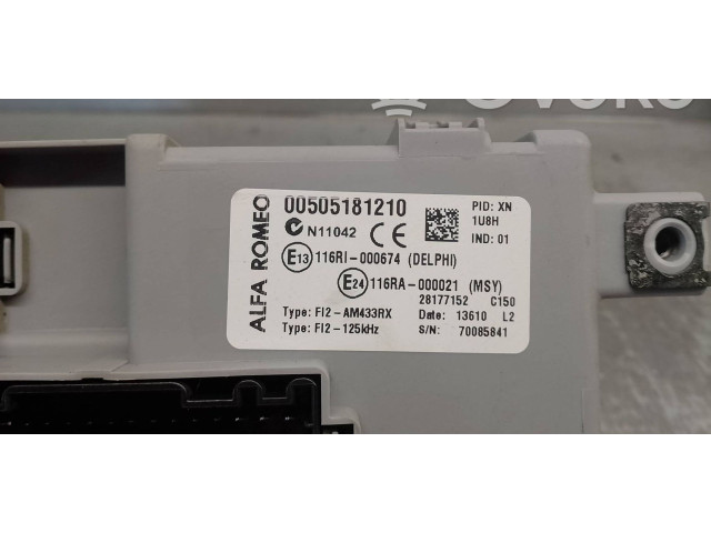 Модуль управления BSM 505181210, 00505181210 Alfa Romeo Mito