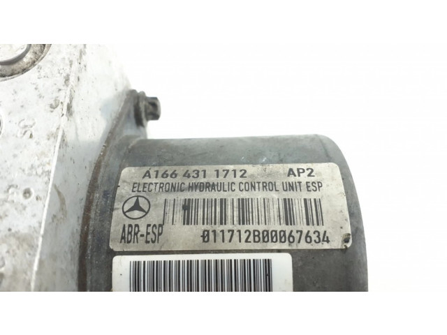 Блок АБС A1664311712   Mercedes-Benz  ML W166  2012-2017 года