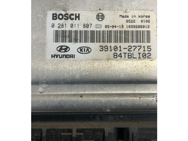 Блок управления двигателя 3910127715, 84TBLI02   Hyundai Getz