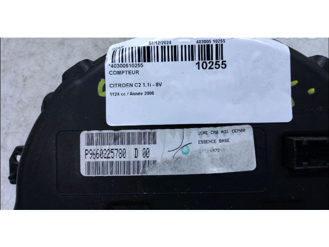 Панель приборов 6105WL, 9660225880   Citroen C2       
