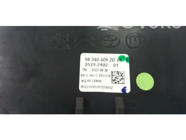 Блок управления климат-контролем 98340409ZD, 98075413ZD   Peugeot Partner III