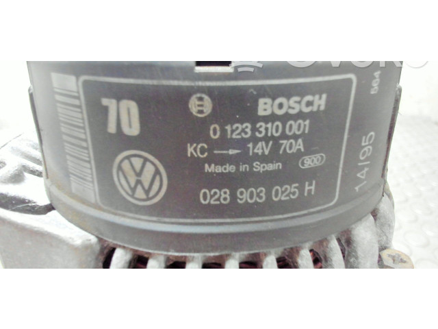 Генератор 028903025H, 0123310001 Volkswagen Golf III