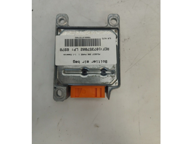Блок подушек безопасности 6545GJ Peugeot 206