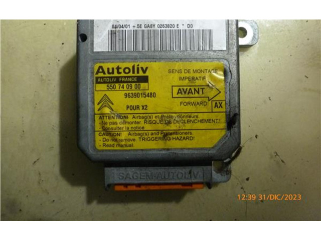 Блок подушек безопасности Citroen Berlingo