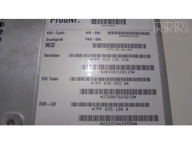 Радио/ проигрыватель CD/DVD / навигация