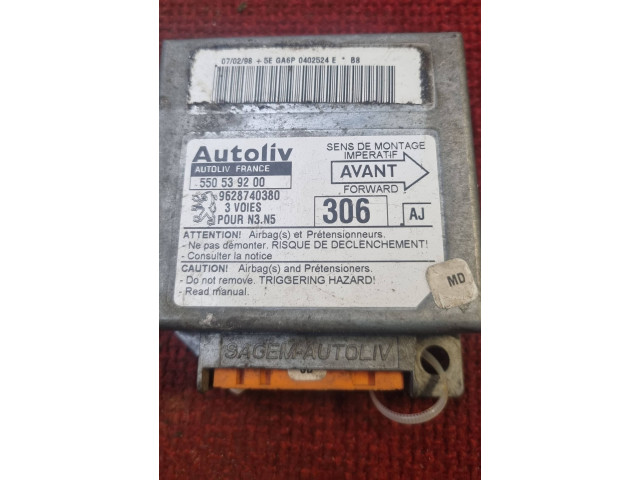 Блок подушек безопасности 550539200   Peugeot 306