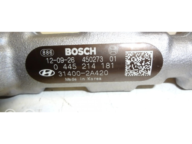 Vstřikovací lišta 0445214181, 31400-2A420 Hyundai i40 pro naftový motor 1.7 D4FD