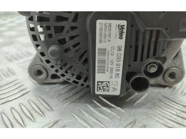 Генератор 9809391880 Citroen C3 Aircross