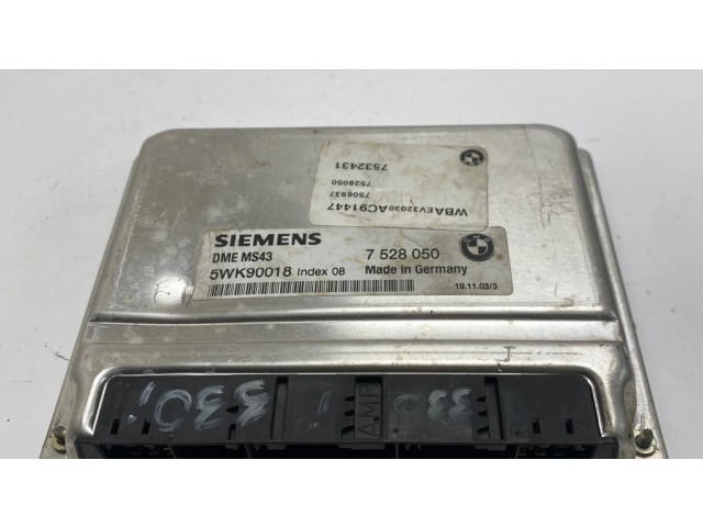 Řídící jednotka 5WK90018, 7528050 BMW X5 E53 2002