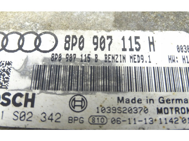 Блок управления двигателем Блок управления Audi A3 S3 A3 Sportback 8P