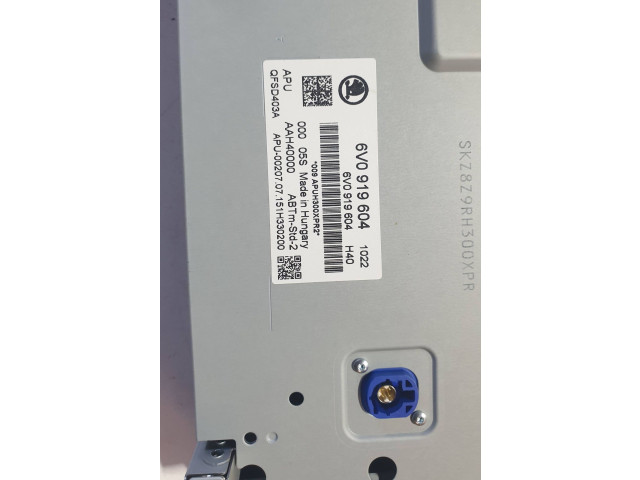 Радио/ проигрыватель CD/DVD / навигация 6V0919604, OESD403A Skoda Fabia Mk3 (NJ)