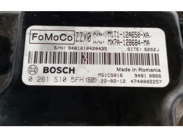 Блок управления двигателя 0261S105FH, M1T112A650XA Ford Puma