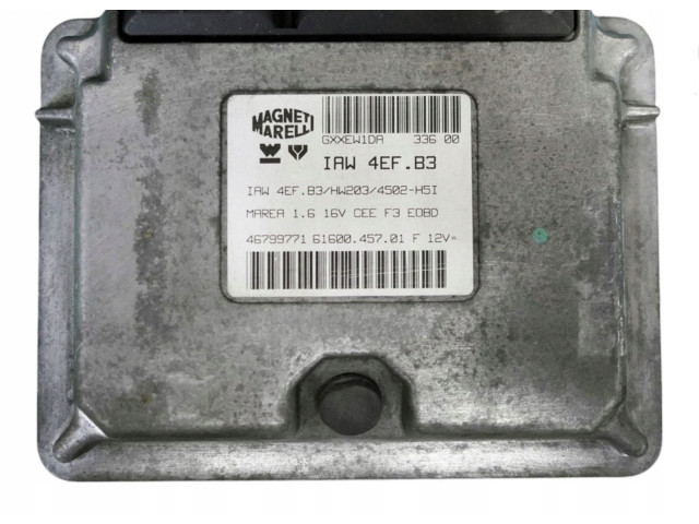 Блок управления двигателя 46799771, IAW4EF Fiat Marea