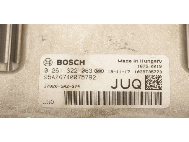 Řídící jednotka 0261S22063 Honda Civic X 2018