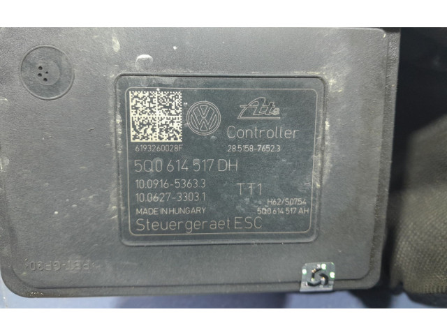 Блок АБС 5Q0614517DH, 5Q0614517DH   Skoda  Superb B5 (3U)  2001 - 2008 года