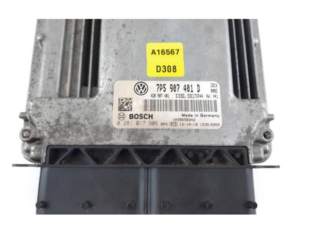 Řídící jednotka 7P5907401D, 4G0907401 Porsche Cayenne (92A) 2013