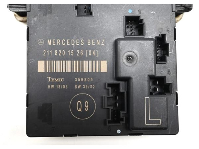 Řídící jednotka A2118201526, A2118201526 Mercedes-Benz E AMG W211