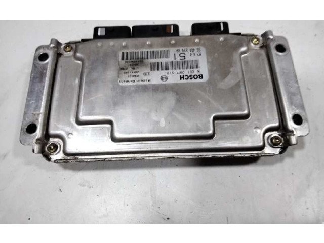 Блок управления двигателя 0261207318, 9648483480 Citroen Xsara
