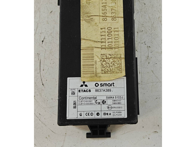 Блок управления двигателем Блок управления 8637a389 Mitsubishi Colt