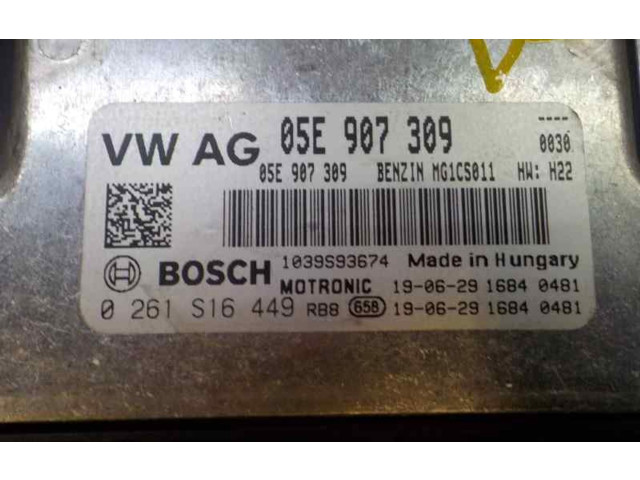 Блок управления двигателя 05E906018DAGBS, 05E907309 Audi A1