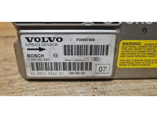 Блок подушек безопасности 0285001655 Volvo V70