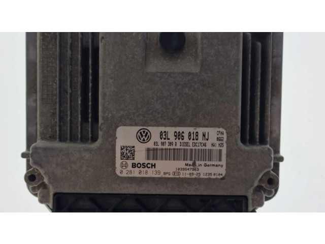 Řídící jednotka 03L906018NJ, 03L907309R Volkswagen Caddy 2011