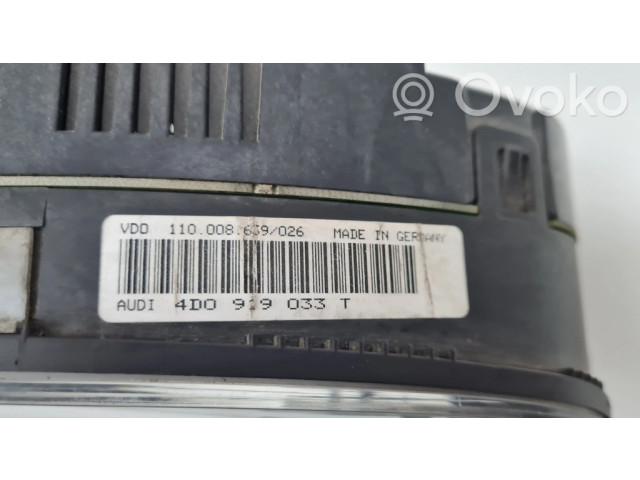 Přístrojová deska  Audi A8 S8 D2 4D 1997 4D0919033T  