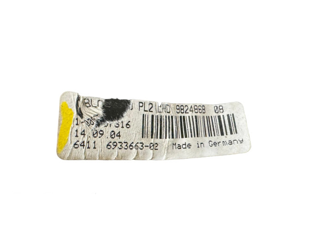 Вентилятор печки 693366302, 982486B08 BMW 1 E81 E87