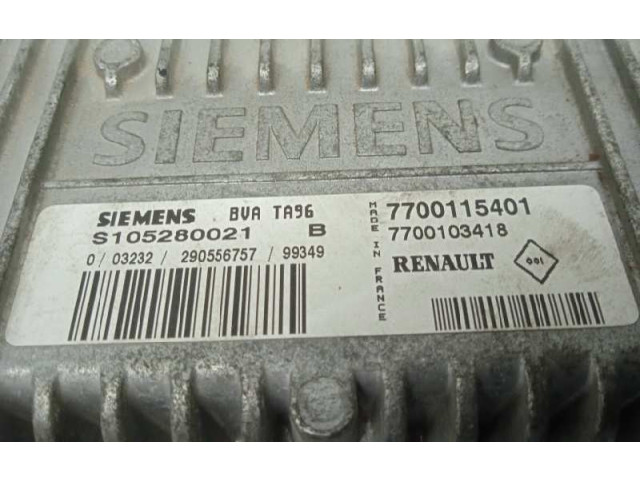 Блок управления коробкой передач 7700115401, 7700103418   Renault Clio II