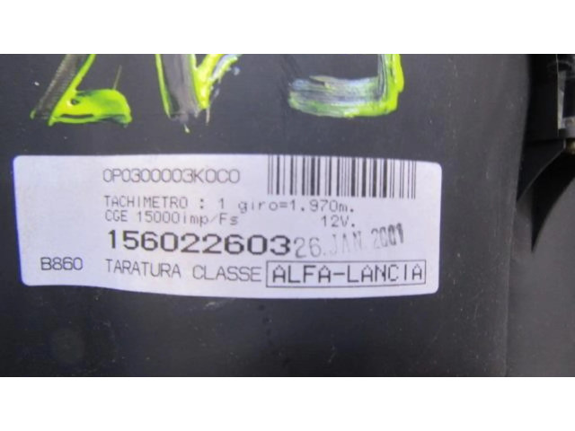 Панель приборов 156022603 Alfa Romeo 166