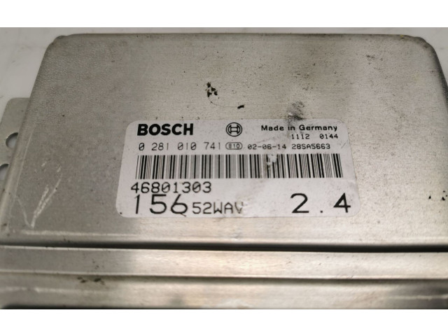 Řídící jednotka 46801303, 0281010741 Alfa Romeo 145 - 146 2002