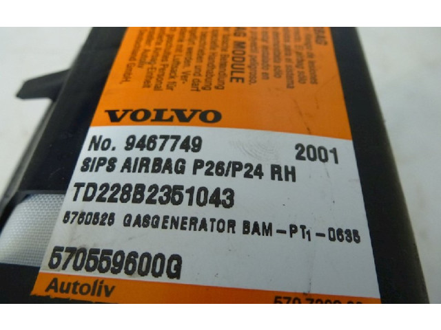 Подушка безопасности в сиденье 9467749, 9467749 Volvo S60